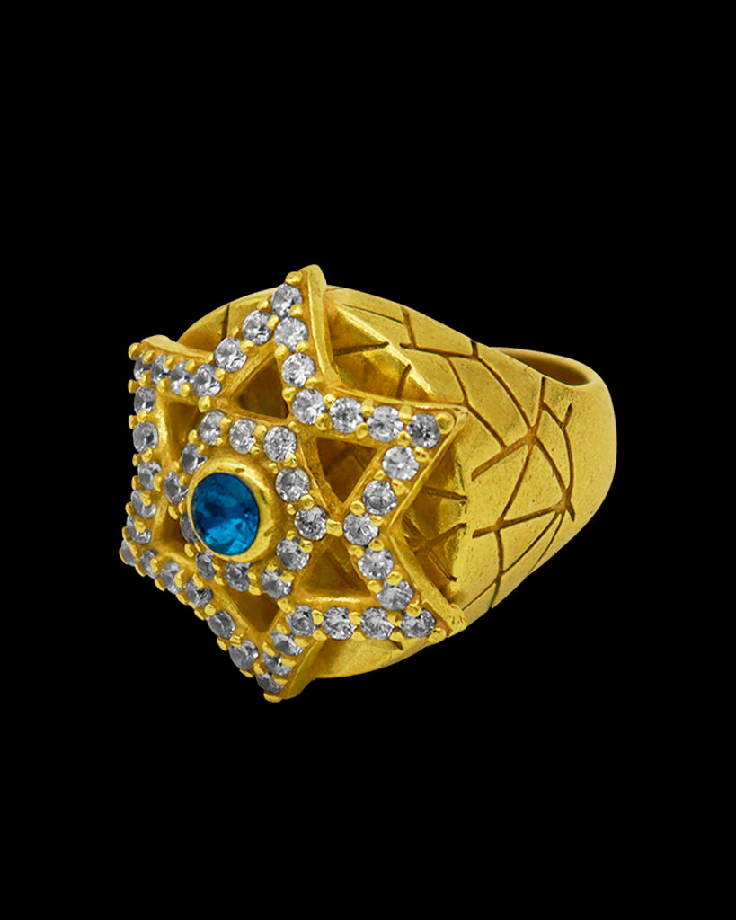 DEDEIRA: ESTRELA DE DAVI CRAVEJADA COM PEDRA